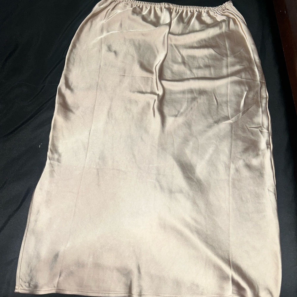 Old Navy Cream Midi Skirt